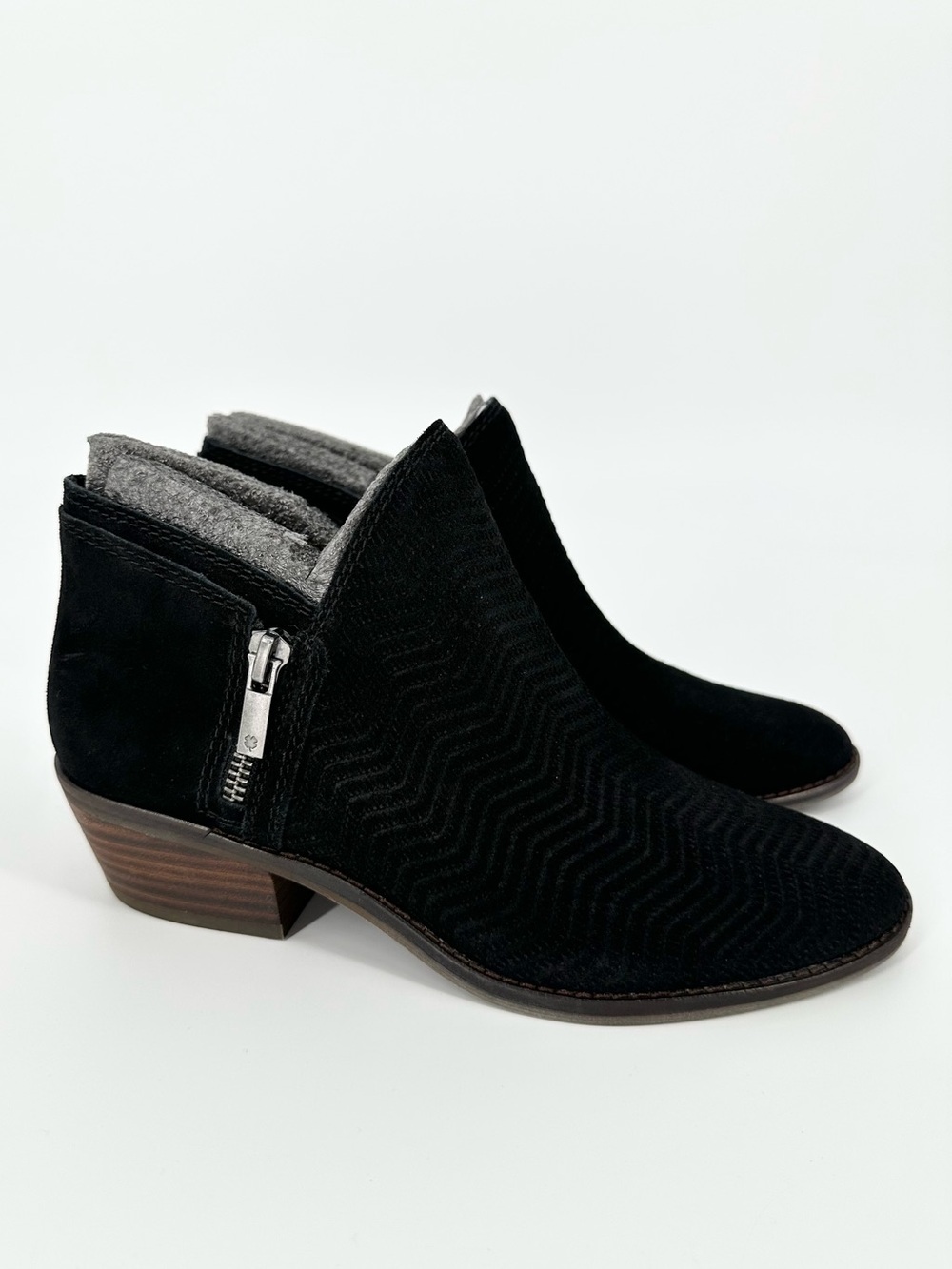 Lucky Brand Fhuna Ankle Bootie Suede Black
